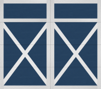 Two Colour Option   White Design Trim  Grand Rapids Blue Door Face